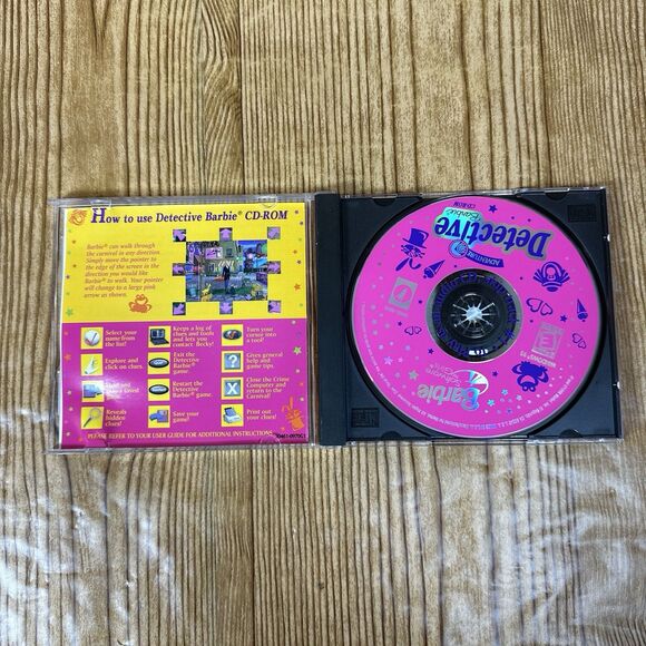 Barbie Adventure Detective CD-ROM PC 1998 Mattel - Picture 3 of 6
